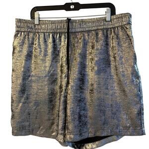 Future Collective silver shorts size XL